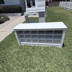 Wooden Shoe Rack 