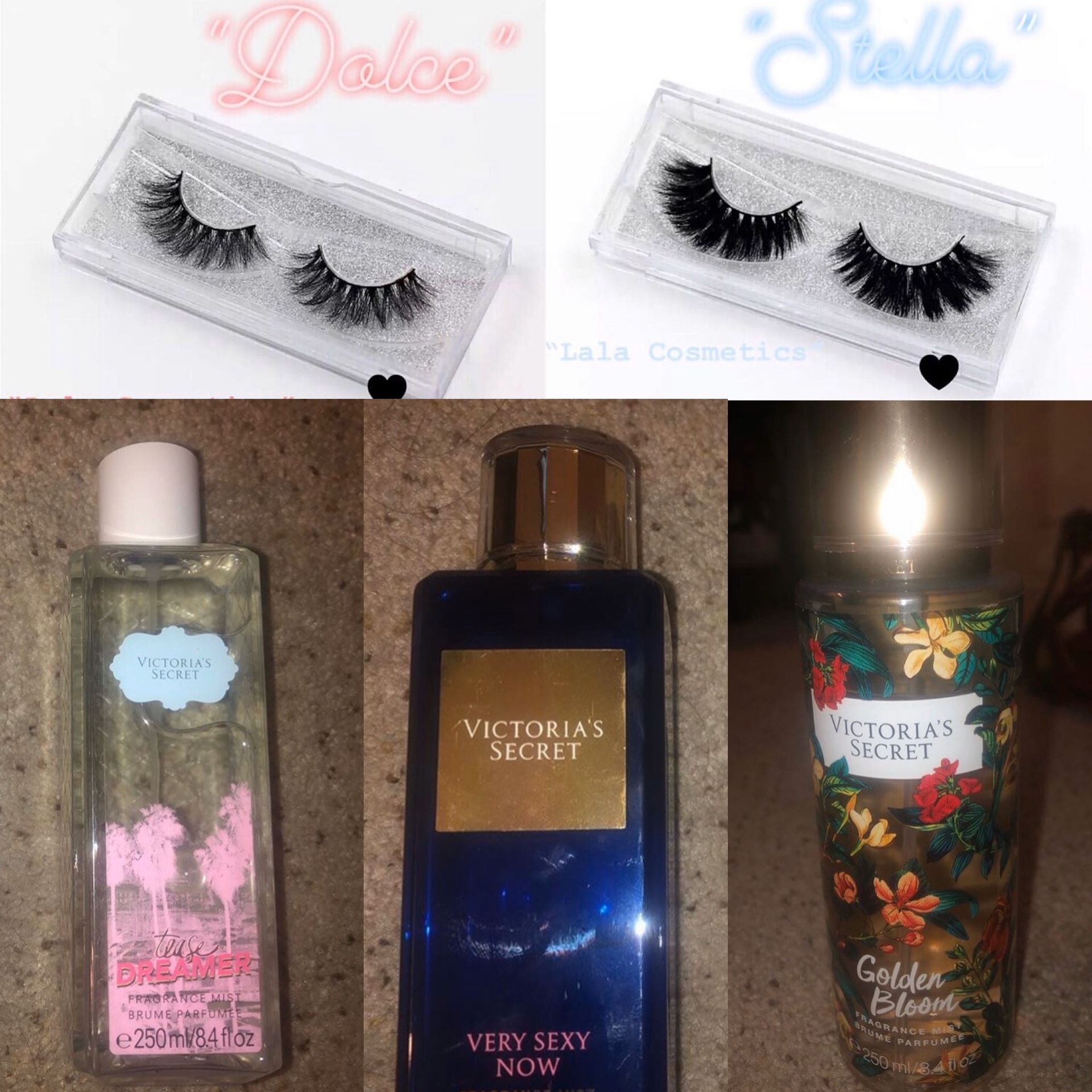 Victoria Secret Fragrance Mist & 3D Mink Lashes