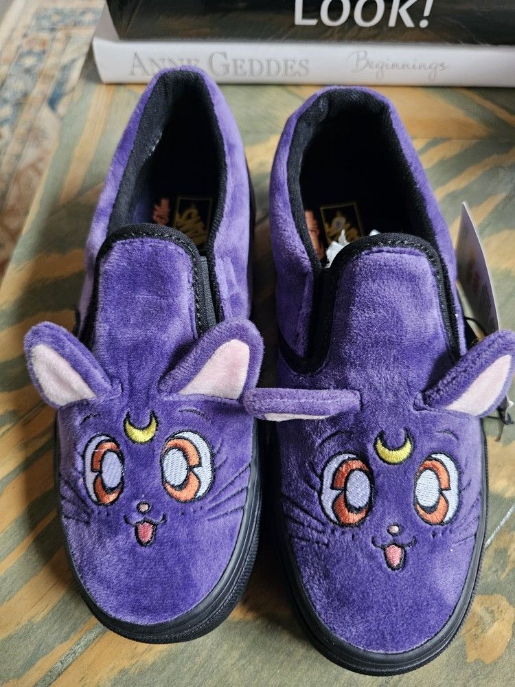 Sailor Moon/ Vans Colab Luna Shoes