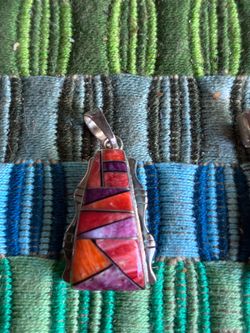 Native sterling silver pendant