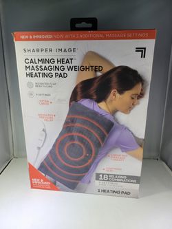 CALMING HEAT MASSAGING WEIGHTED  HEATED PAD