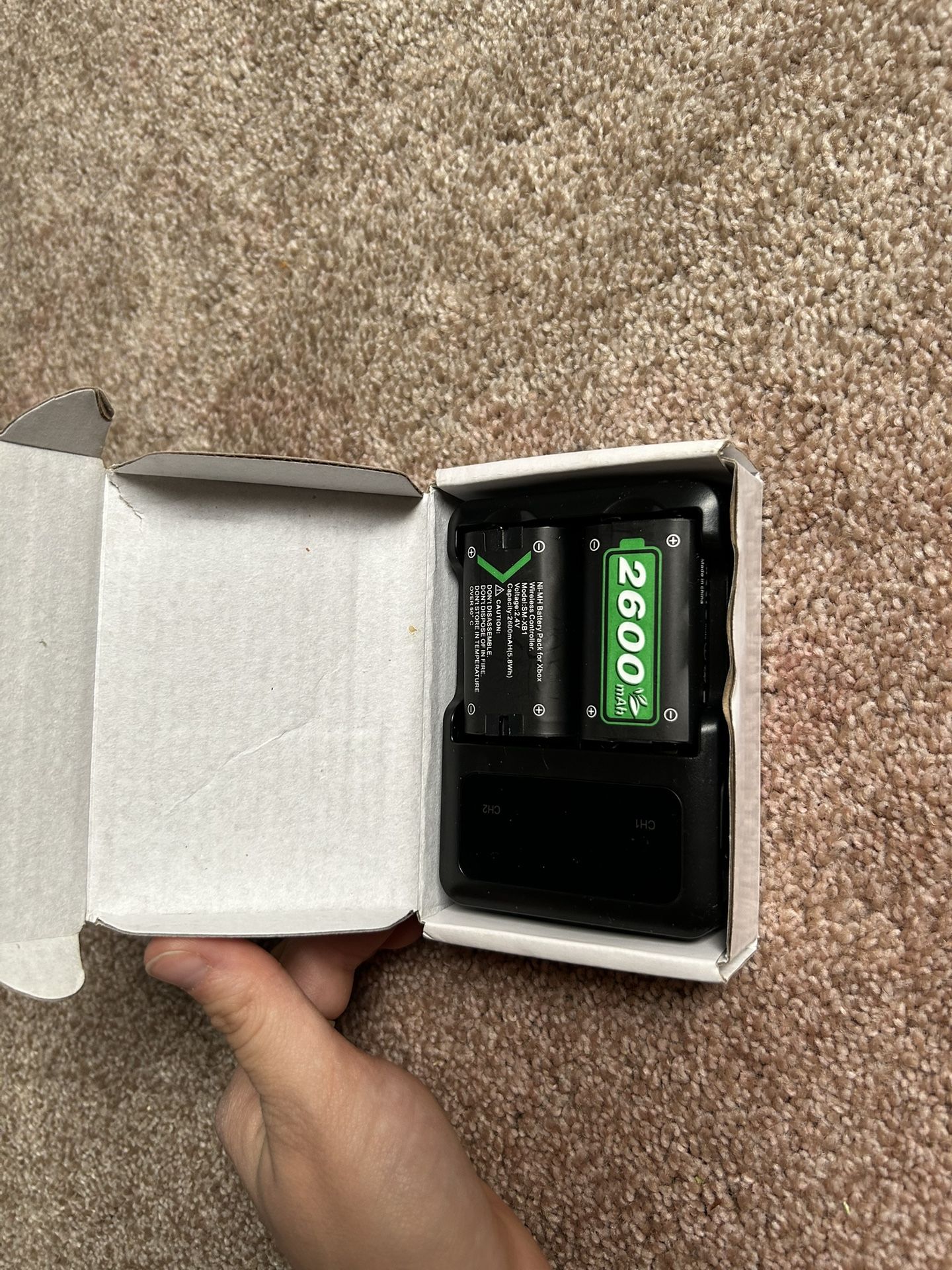 Rechargeable batteries/charger for Xbox controllers