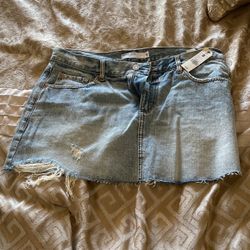 Garage Denim skirt