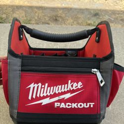 Milwaukee M18 And M12 Bluetooth Speaker And Milwaukee Packout Bag 
