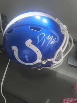 NFL signed helmets