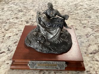 Civil War Chilmark Pewter Sculpture By F J Barnum