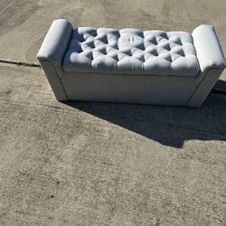 Silver Ottoman