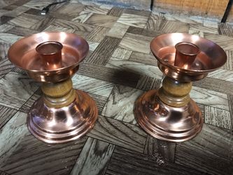 Copper Candle Holders