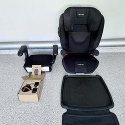 Nuna Aace Convertible Car Seat, Clek Booster, & Clek Mat Thingy
