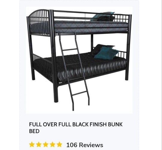 Metal Bunk Bed Frame For Sale $175 Or OBO