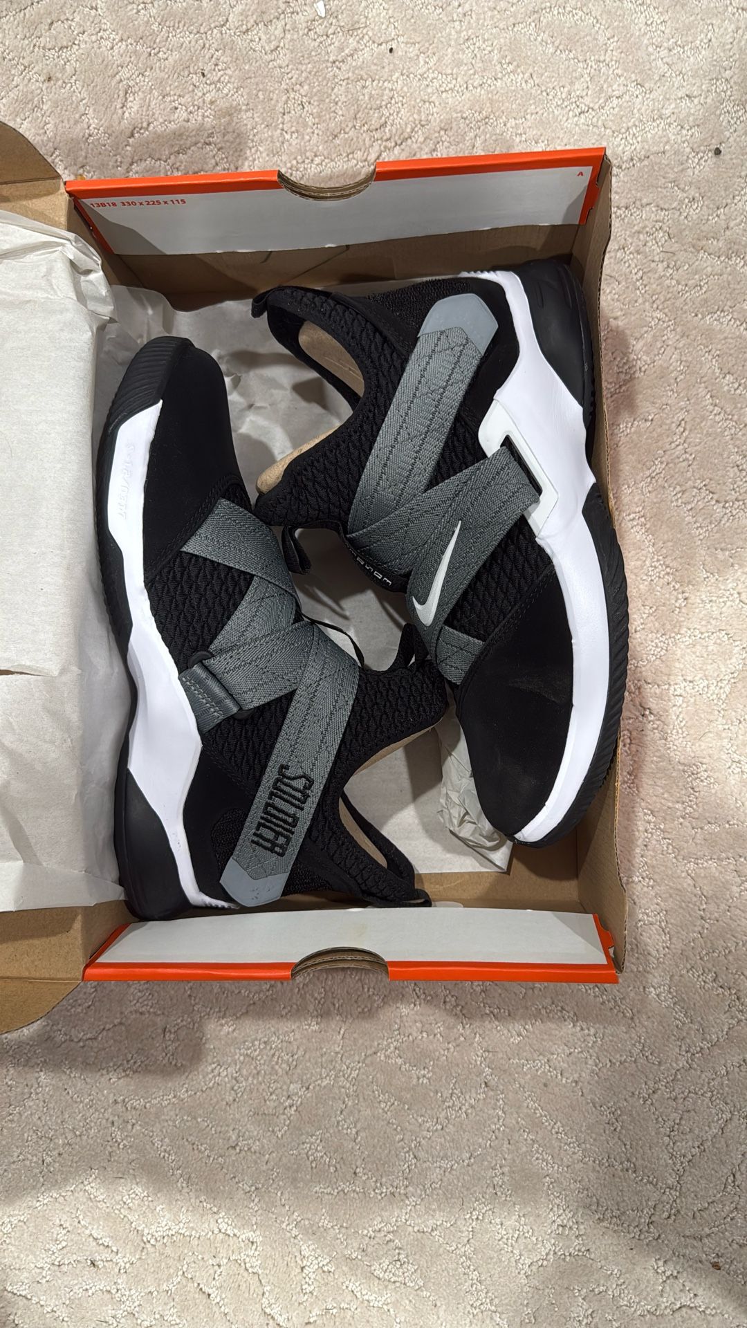 lebron soldier kids basketball shoe nike