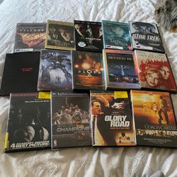 Sports And Sci-fi Movies DVD Bundle
