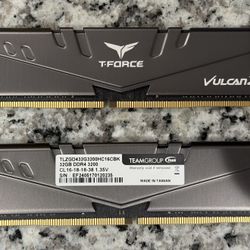 T-Force VulcanZ DDR4 64GB (32 X 2) 3200