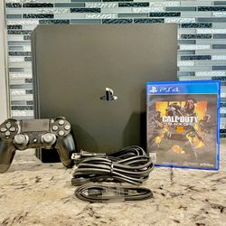 Ps4 Pro 1tb 4k With One Game 