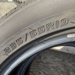 235/55/19 (2 Tires) $60.00/EACH 