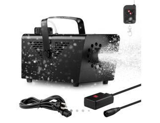 Snow Maker Machine Snowflake Making - 800W Artificial Snow Making Machine High Output Fake Snow Machine Remote Control Snowmaker for Party Indoor Wedd