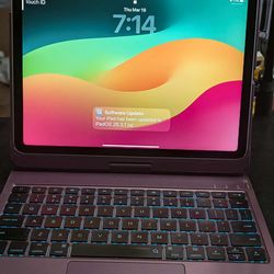 Ipad Air 5th generation with typecast 7 in 1 wireless keyboard case w/track pad