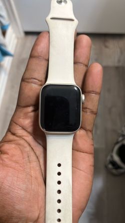 Apple Watch with Starlight Sport Band