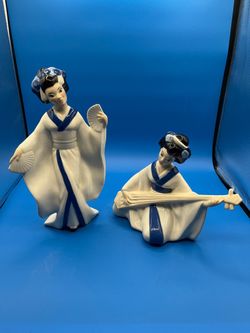 Vintage Geisha figurines