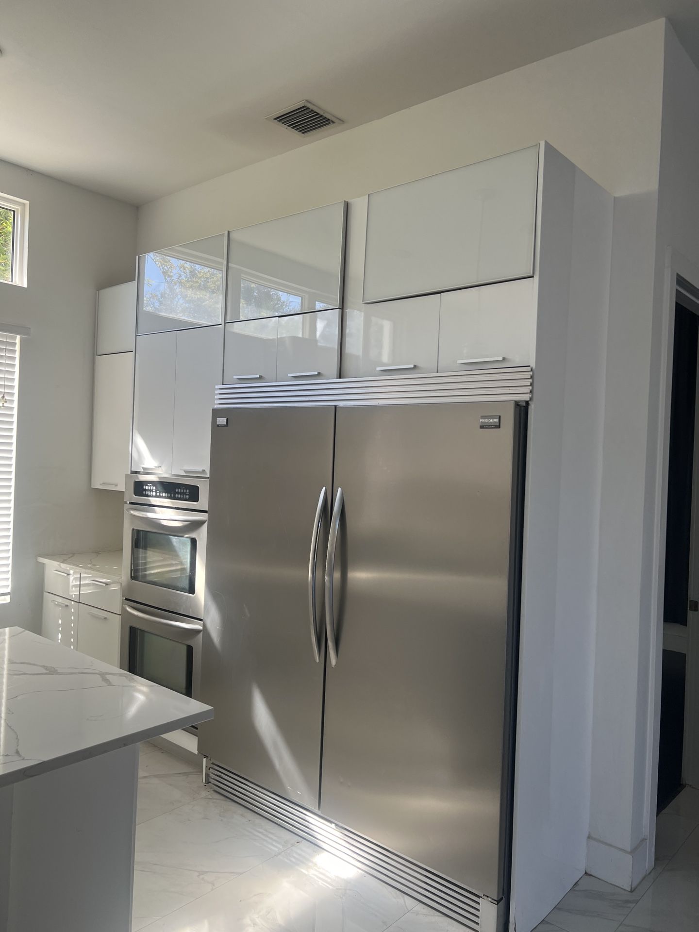 White kitchen cabinets & Countertops