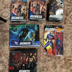 G.I. Joe Classified Lot - Snake Eyes, Cobra Commander, Road Pig, Tomas/Xamot, Runnel Rat