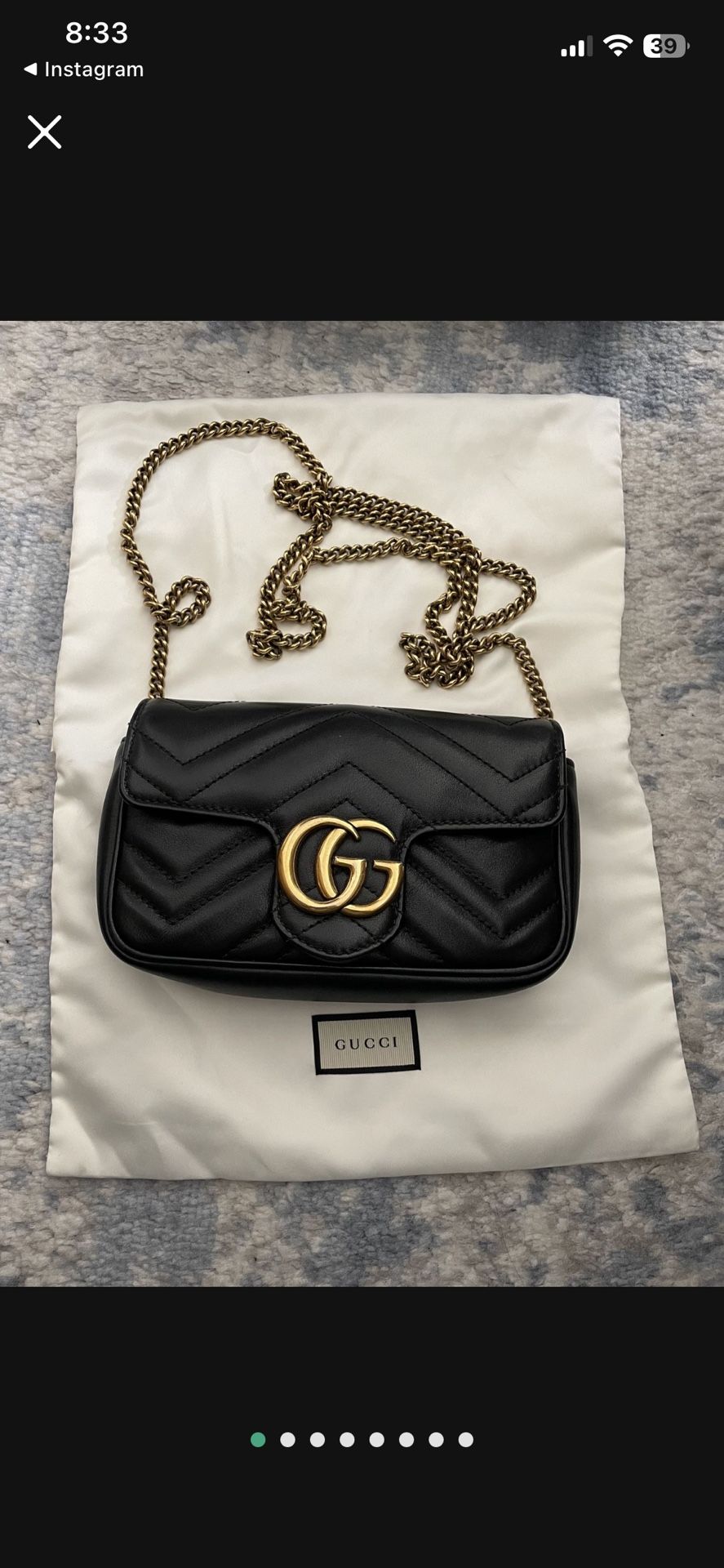 Gucci Marmont Super mini Belt Bag