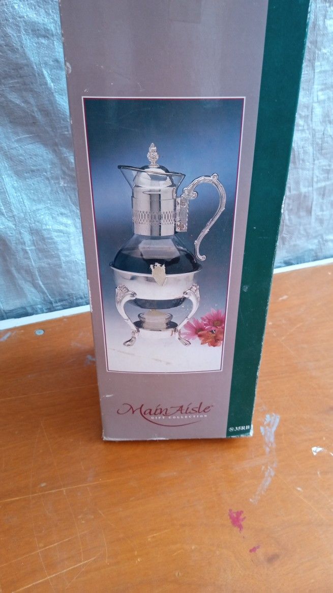 Mine Isle Gift Collection Coffee 14-In Silver Plated 10 Cup