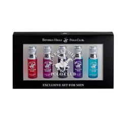 Perfume for men Beverly hills club exclusive  set 5 pieces