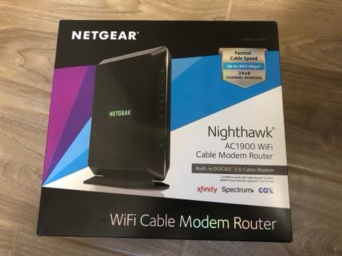 NetGear modem router combo C7000v2, AC1900 Xfinity compatible