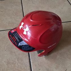 Youth One-Size Fits All Red Baseball Helmet 6 3/4 & Under