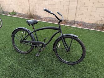 Micargi 26" Beach Cruiser – Matte Black – Ready to Ride