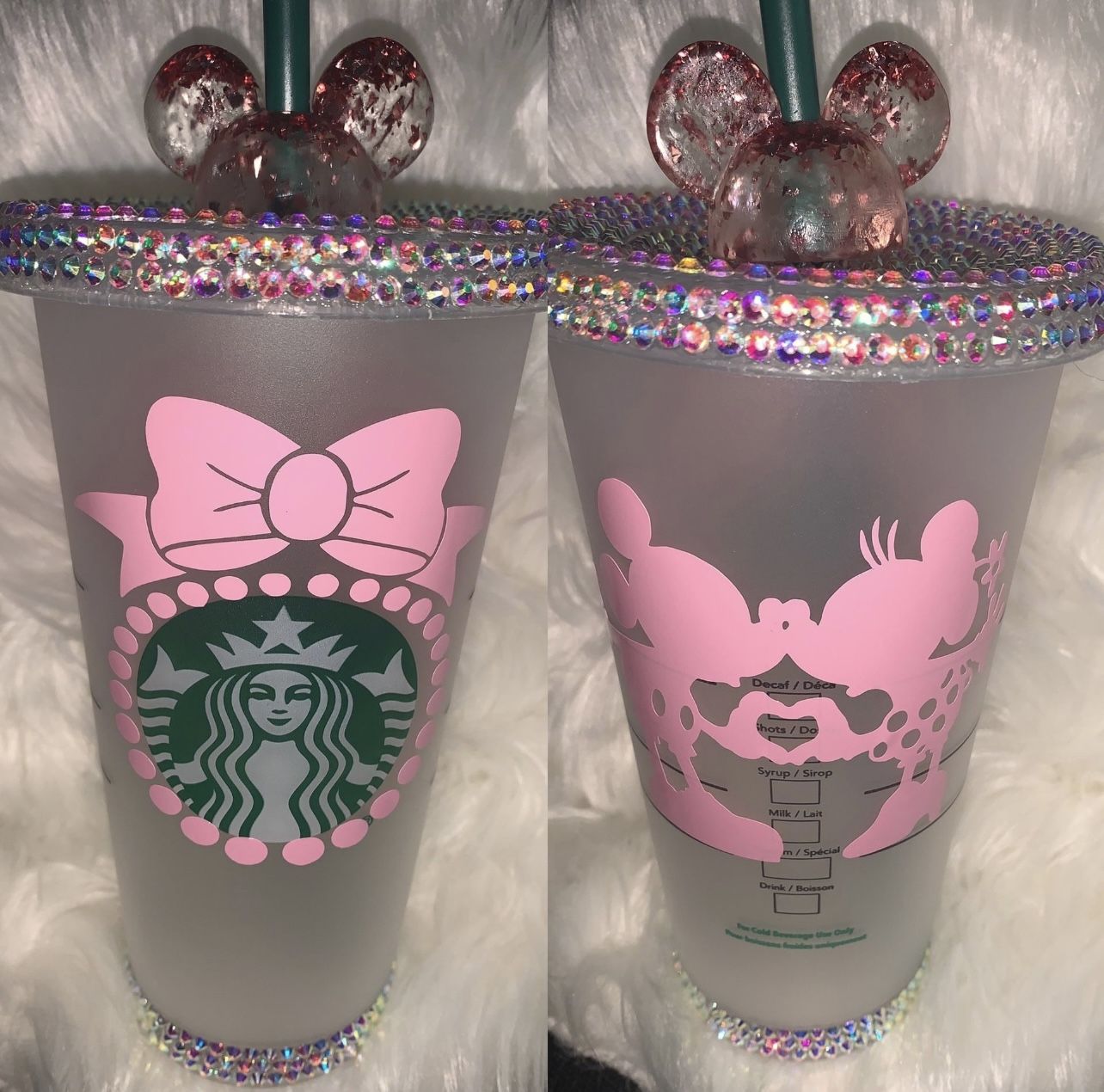 Mickey & Minnie Starbucks Cold Cup 