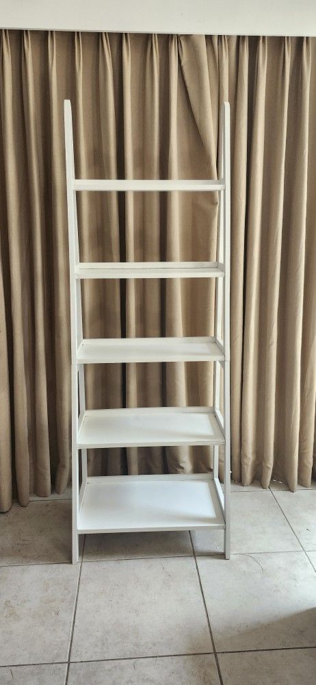 5 Teir White A-design Shelf / Bookshelf $20