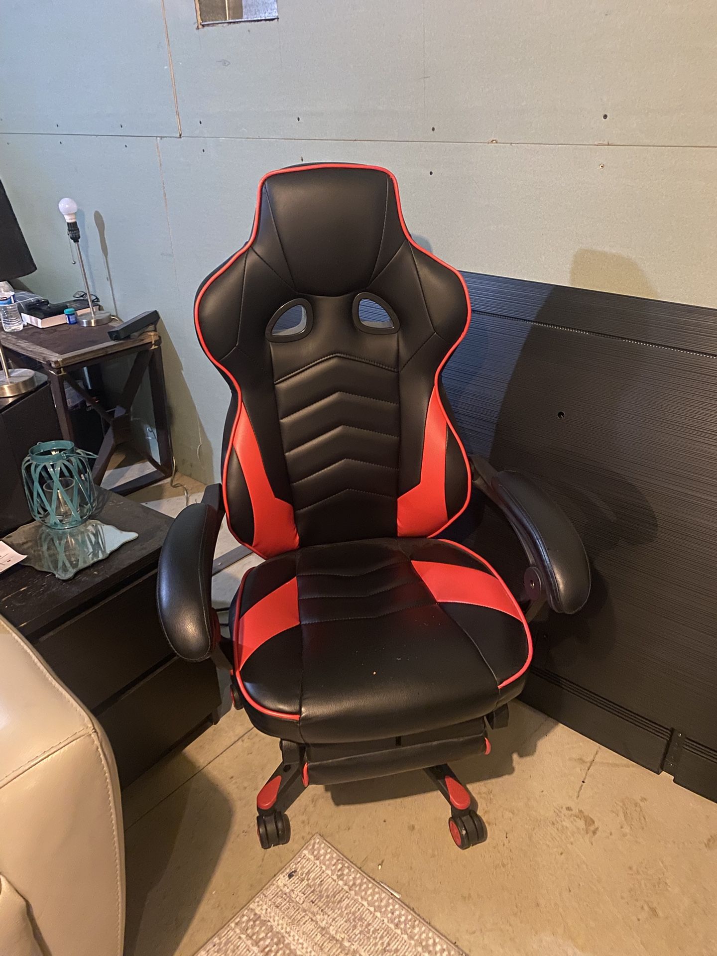 Gaming Chair Red Black