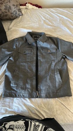 Stone Falcon Grey Zip-Up Jacket