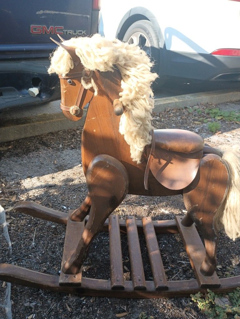 Wooden Rocking Horse