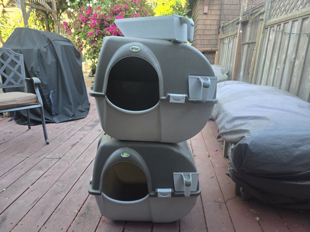 Large Omega Paw Self Cleaning Litter + CUSTOM MODIFICATIONS