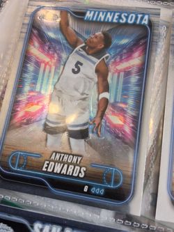 Anthony Edwards Minnesota Timberwolves Holo Trading Card
