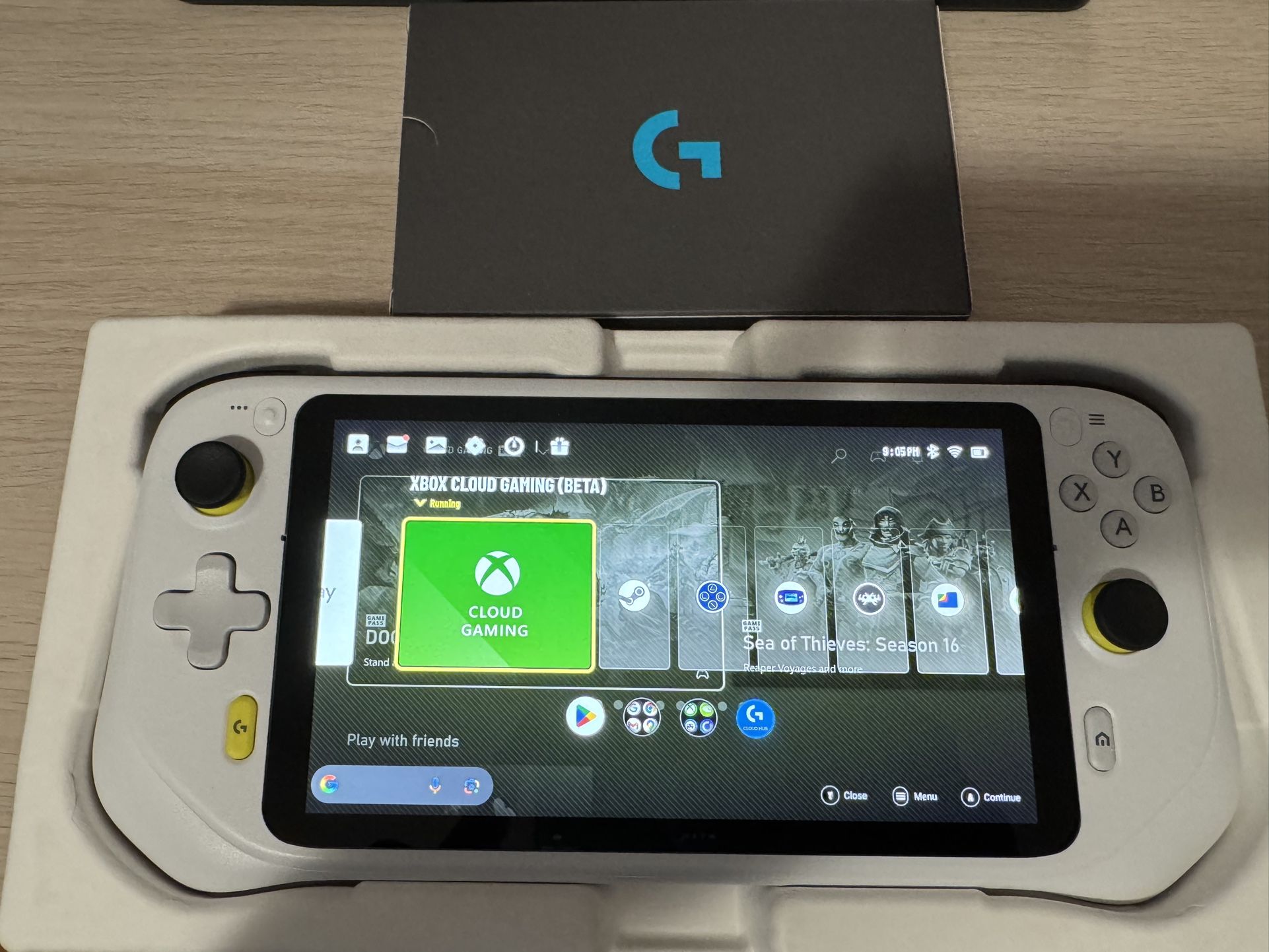 Logitech G Cloud Streaming Android Gaming Handheld