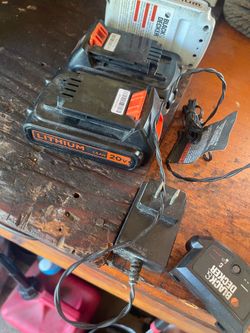 Black & Decker Weedwhacker,  extra batteries and charger