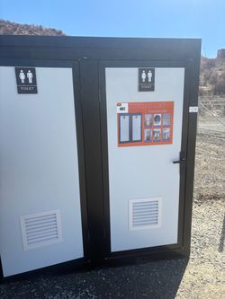 2 stall Restroom unit