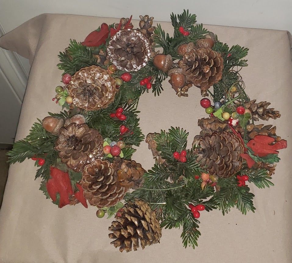 Christmas/Holiday Decorated Artificial 10" Wreath