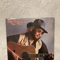 LP Record Major Moves - Hank Williams Junior
