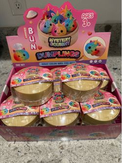 Mystery Squishy Dumplings Unicorn Bun Toy Set