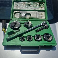 Knock Out Set.  Missing Half Inch Threaded Shaft