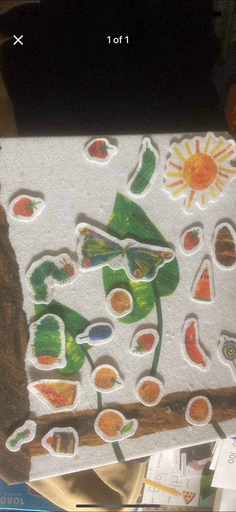 Hungry caterpillar felt set