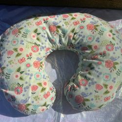Boppy With Cute Floral Cover 