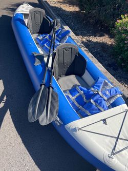 Sea Eagle Explorer 420x inflatable Kayak 13.6 ft 3 person Fully equipped