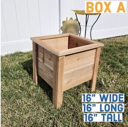 Handmade Cedar Planter (Unfinished)