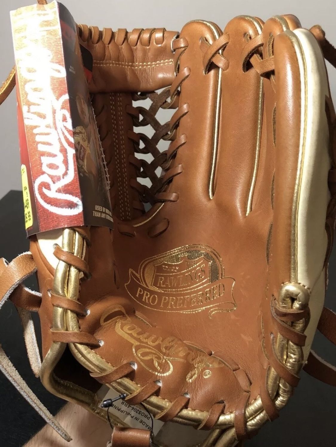 Rawlings Pro Preferred 11.5" Infielder's Baseball Glove PROS204-4BR